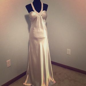 Cinderella Designs jewel halter formal dress